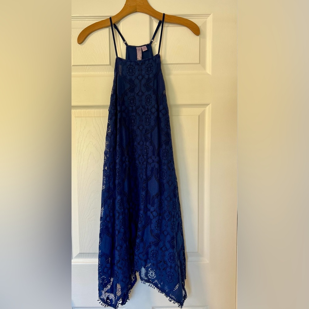 Alya Lace Blue Dress